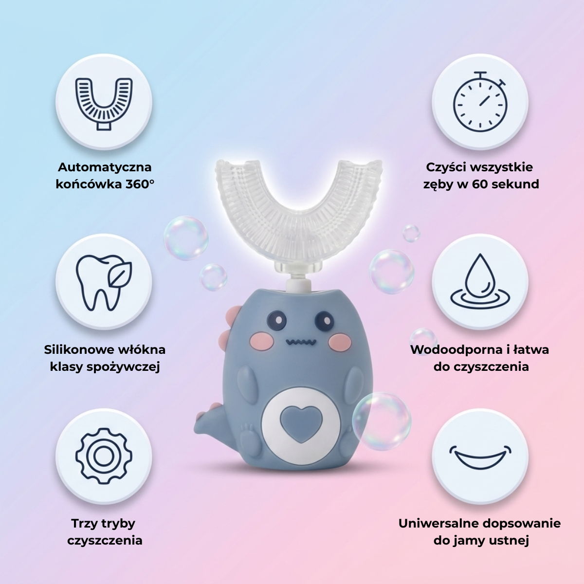 DinoSmile™ – Soniczna szczoteczka polecana przez stomatologów