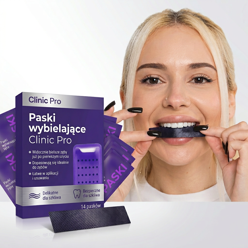 Paski wybielające Clinic Pro